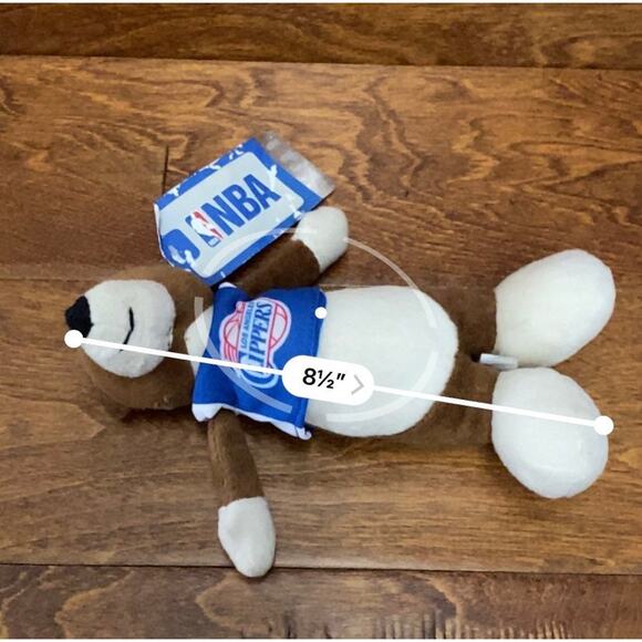 LOS ANGELES CLIPPERS Plush Bear 8" - Picture 6 of 6